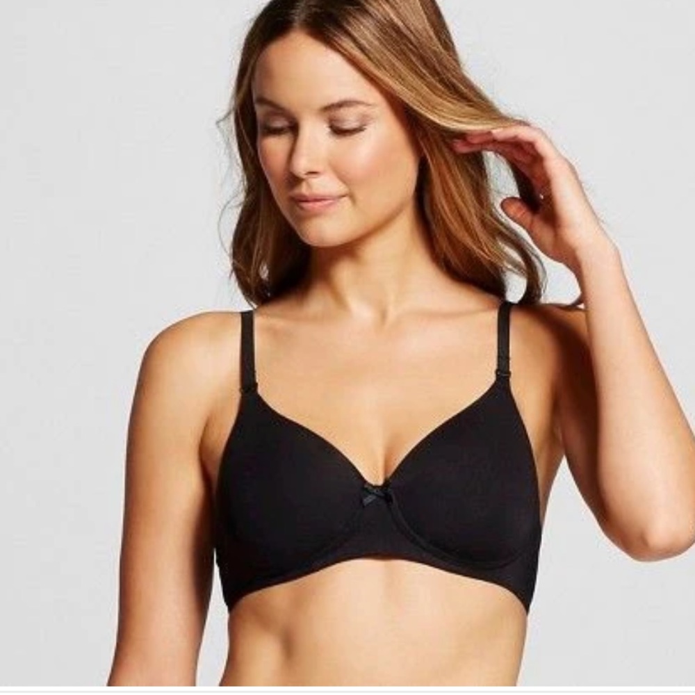 Gillian & OMalley Wireless Nursing Bra Black 38C
